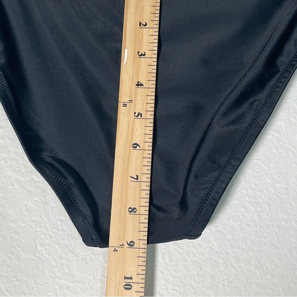 J Crew Fac NWT Solid Bikini Bottom Swim Size XS in Black Swimsuit